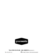 Preview for 29 page of GreenWorks 40V 20'' Cordless Snow Thrower 2600200 Owner'S Manual