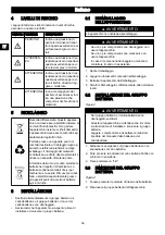 Preview for 38 page of GreenWorks 4700007 Operator'S Manual