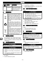 Preview for 108 page of GreenWorks 4700007 Operator'S Manual