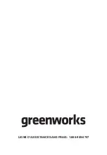 Preview for 14 page of GreenWorks 5301002CO Owner'S Manual