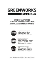 Preview for 1 page of GreenWorks AWP100 Quick Start Manual