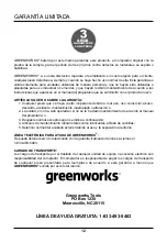 Preview for 36 page of GreenWorks BAM704 Owner'S Manual