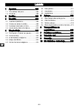 Предварительный просмотр 206 страницы GreenWorks CD40CS15 Operator'S Manual