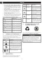 Preview for 6 page of GreenWorks CGG301 Operator'S Manual