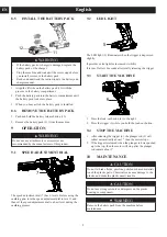 Preview for 8 page of GreenWorks CGG301 Operator'S Manual