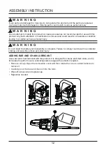 Предварительный просмотр 12 страницы GreenWorks CS-140-T Owner'S Manual