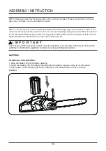 Предварительный просмотр 13 страницы GreenWorks CS-140-T Owner'S Manual