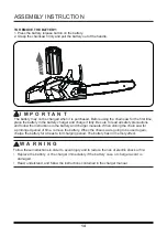 Предварительный просмотр 14 страницы GreenWorks CS-140-T Owner'S Manual