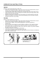 Предварительный просмотр 22 страницы GreenWorks CS-140-T Owner'S Manual