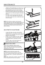 Предварительный просмотр 26 страницы GreenWorks CS-140-T Owner'S Manual