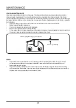 Предварительный просмотр 28 страницы GreenWorks CS-140-T Owner'S Manual