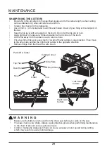 Предварительный просмотр 29 страницы GreenWorks CS-140-T Owner'S Manual