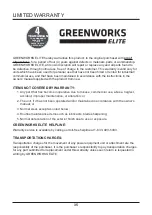 Предварительный просмотр 35 страницы GreenWorks CS-140-T Owner'S Manual