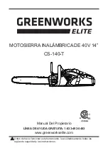 Предварительный просмотр 77 страницы GreenWorks CS-140-T Owner'S Manual