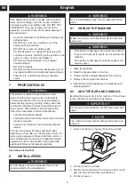 Preview for 8 page of GreenWorks CS40L02 Operator'S Manual