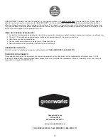 Preview for 12 page of GreenWorks CUA91 Operator'S Manual