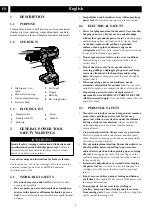 Preview for 4 page of GreenWorks DD24L01 Operator'S Manual