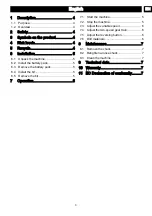 Preview for 3 page of GreenWorks DDG301 Operator'S Manual