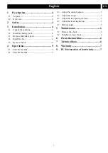 Preview for 3 page of GreenWorks DDG401 Operator'S Manual