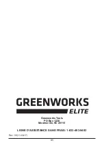 Preview for 61 page of GreenWorks Elite CS-80-XR-T Owner'S Manual