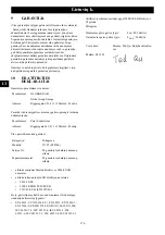 Предварительный просмотр 176 страницы GreenWorks G40LT30 Operator'S Manual