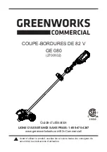 Preview for 23 page of GreenWorks GE 080 Owner'S Manual