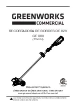 Preview for 46 page of GreenWorks GE 080 Owner'S Manual