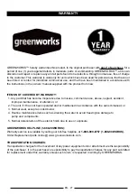 Preview for 27 page of GreenWorks GPW 1951 Operator'S Manual