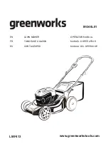 GreenWorks LMF413 Operator'S Manual предпросмотр