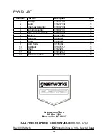 Предварительный просмотр 30 страницы GreenWorks PSCS06B00 Owner'S Manual