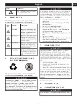 Preview for 8 page of GreenWorks STG309 Operator'S Manual