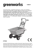 Preview for 1 page of GreenWorks ZTF402 Original Instructions Manual