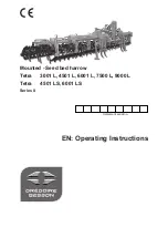 Preview for 1 page of Gregoire Besson Tetra 3001 L Operating Instructions Manual