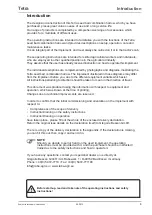 Preview for 3 page of Gregoire Besson Tetra 3001 L Operating Instructions Manual