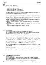 Preview for 10 page of Gregoire Besson Tetra 3001 L Operating Instructions Manual