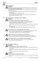 Preview for 14 page of Gregoire Besson Tetra 3001 L Operating Instructions Manual