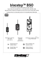 Greifzug blocstop BSO 1000 Series Operation And Installation preview