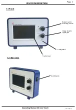 Preview for 3 page of Greiner Vibrograf Chrono Touch Operating Manual