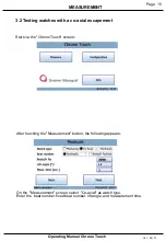 Preview for 15 page of Greiner Vibrograf Chrono Touch Operating Manual