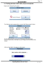 Preview for 17 page of Greiner Vibrograf Chrono Touch Operating Manual