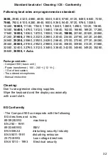 Preview for 32 page of Greiner Vibrograf Compact 900 User Manual