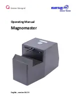 Preview for 1 page of Greiner Vibrograf Helmut Klein Magnomaster Operating Manual