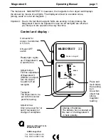 Greiner Vibrograf Magnotest II Operating Manual preview