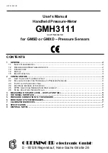 Preview for 9 page of GREISINGER electronic GMH3111 User Manual