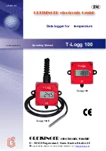 Preview for 1 page of GREISINGER electronic T-Logg 100 Operating Manual