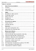 Preview for 2 page of GREISINGER G 1400 Series Quick Reference Manual