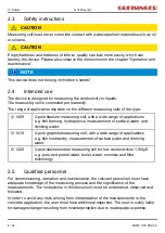 Preview for 6 page of GREISINGER G 1400 Series Quick Reference Manual