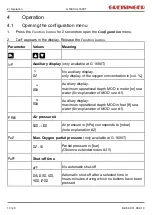 Preview for 10 page of GREISINGER G 1690 Quick Reference Manual