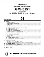 GREISINGER GMH 3151 User Manual предпросмотр