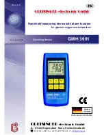 Предварительный просмотр 1 страницы GREISINGER GMH 3691 Operating Manual